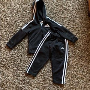 Adidas track set 3T boys
